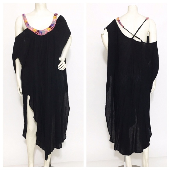 ❗️SOLD ❗️ Mara Hoffman Beaded Swimwear Coverup - Picture 2 of 5